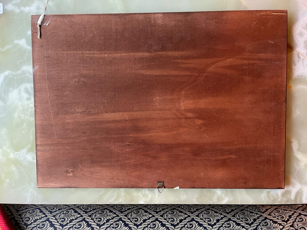 Vintage wooden nautical wall art (set)