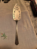 Vintage silver-plated cake spatula