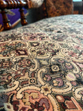Antique Victorian two-seater “conversation sofa”