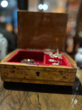 Vintage musical jewelry box