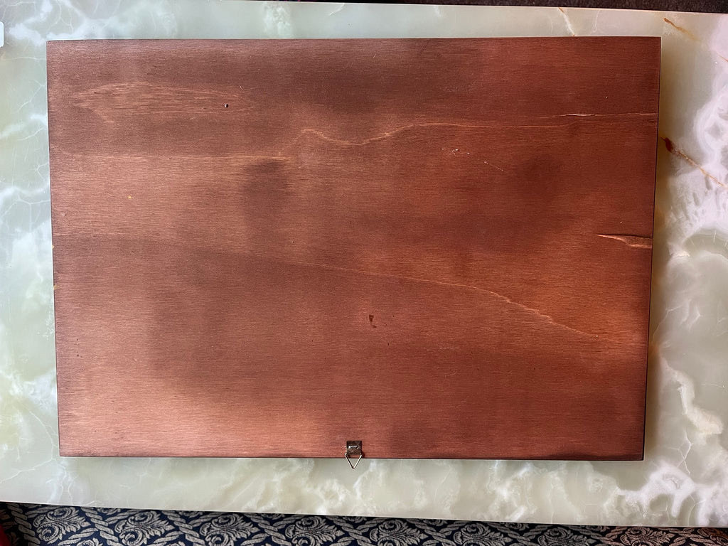 Vintage wooden nautical wall art (set)