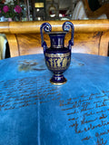 Greek handmade miniature amphora vase – 24K gold