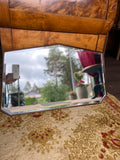Vintage Art Deco Geometric Wall Mirror