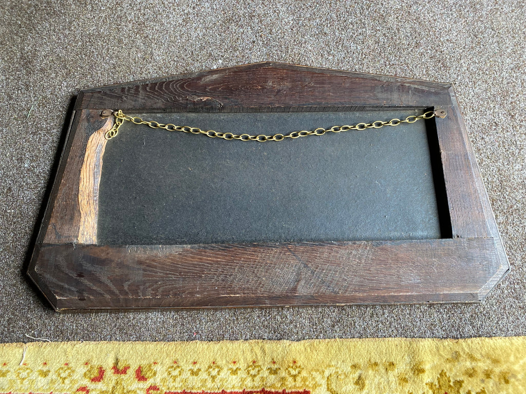 Vintage Art Deco Geometric Wall Mirror