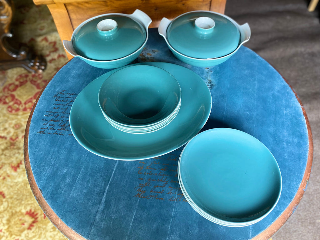 Vintage Poole Pottery Twintone Dinnerware