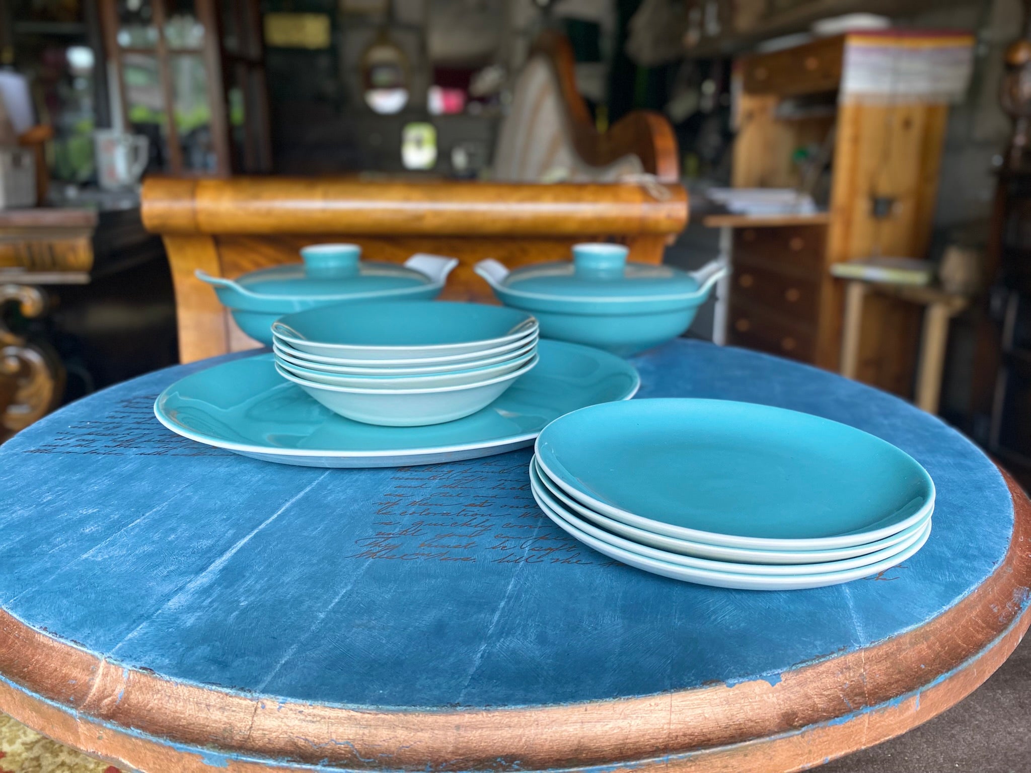 Vintage Poole Pottery Twintone Dinnerware