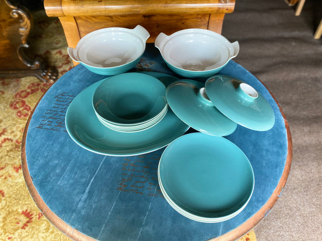 Vintage Poole Pottery Twintone Dinnerware