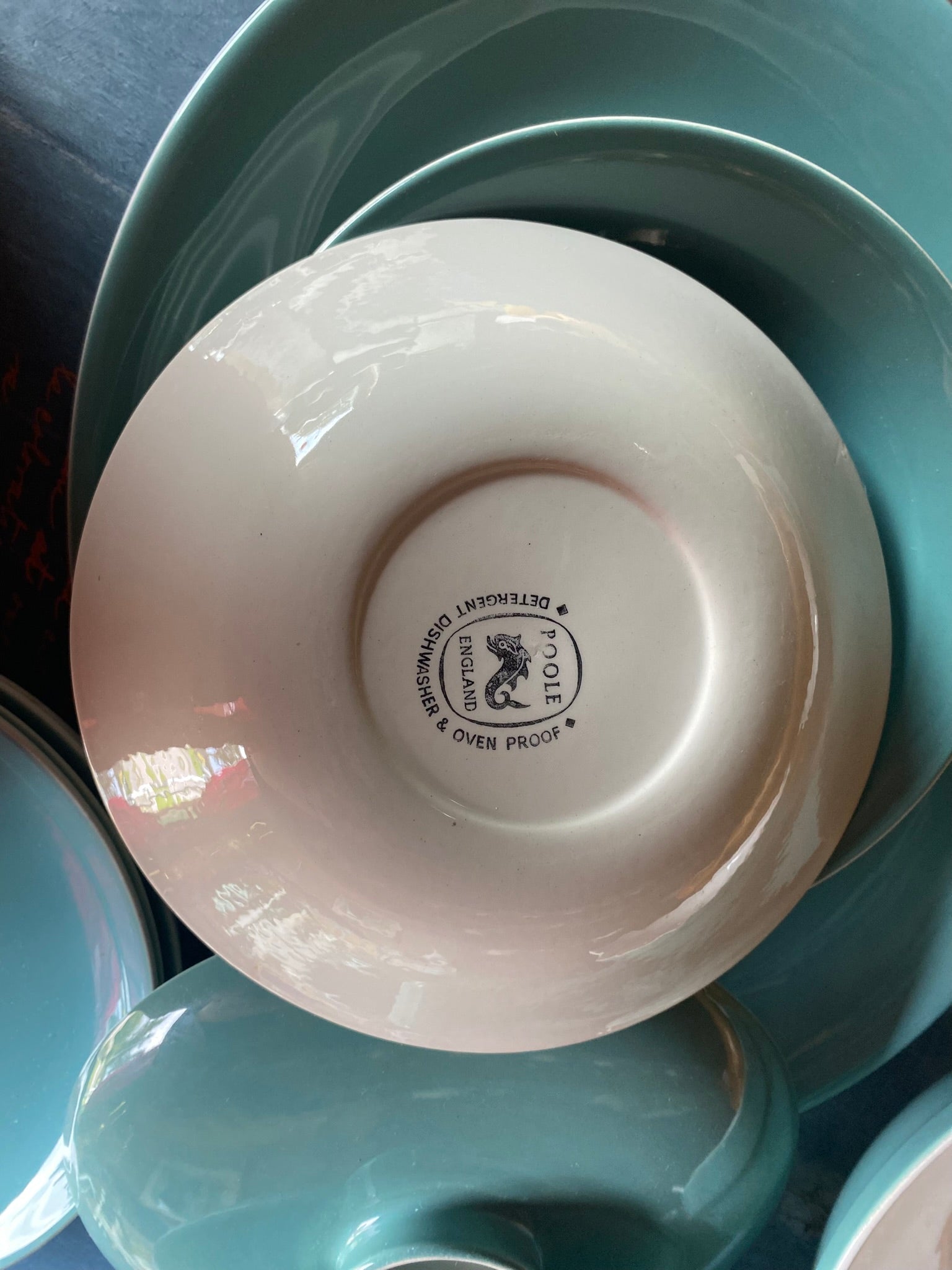 Vintage Poole Pottery Twintone Dinnerware