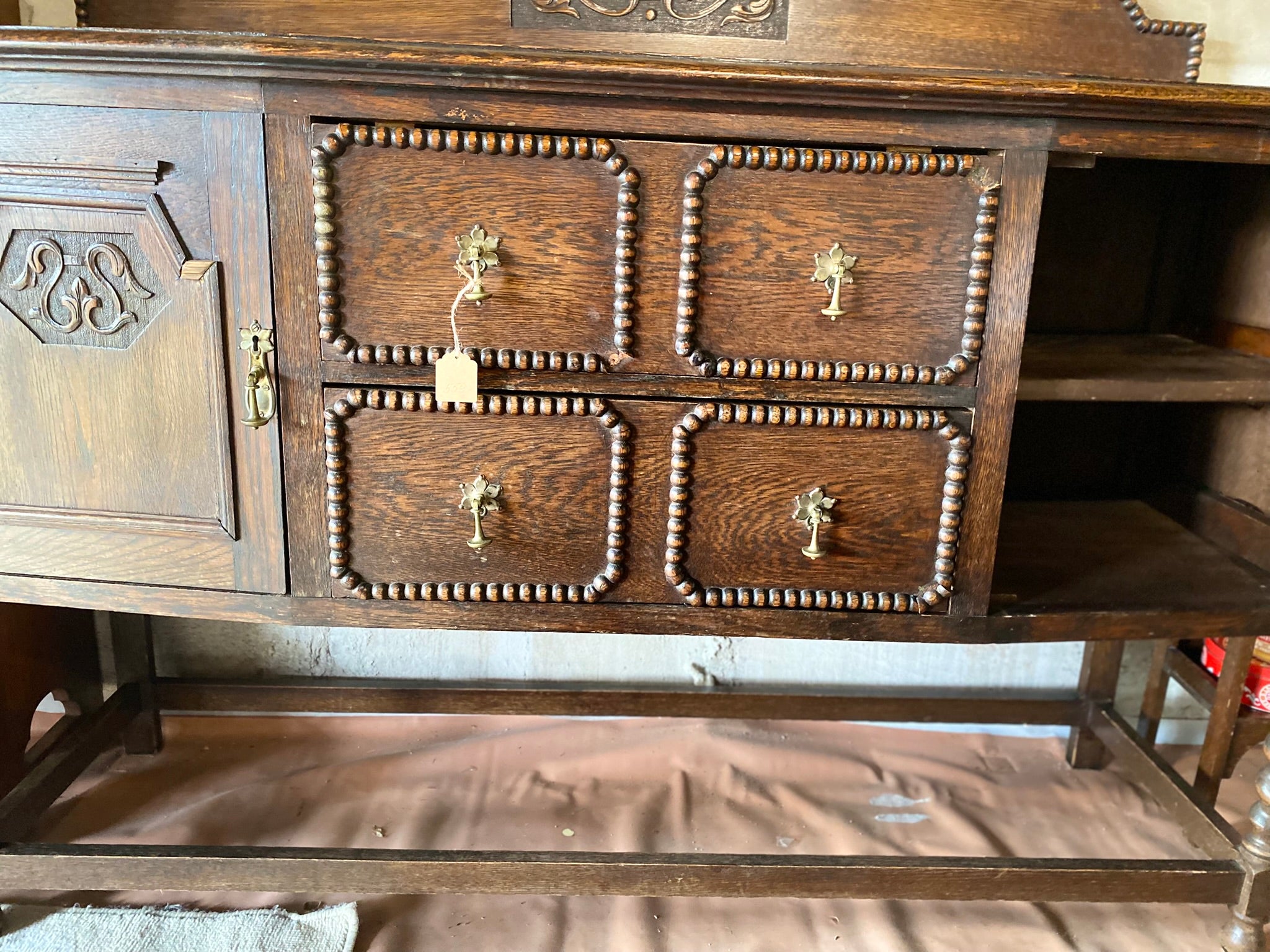 Antique English Oak Chest of Drawers