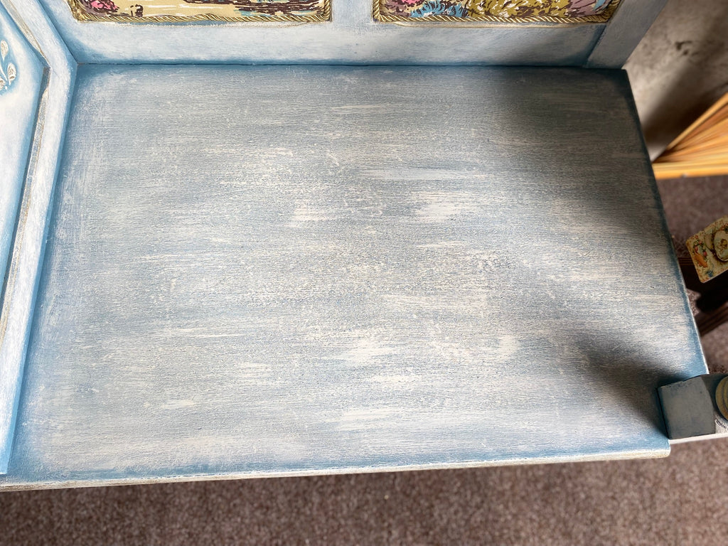 Vintage telephone bench / "gossip bench"