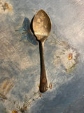Antique EPNS silver-plated spoon with floral engraving