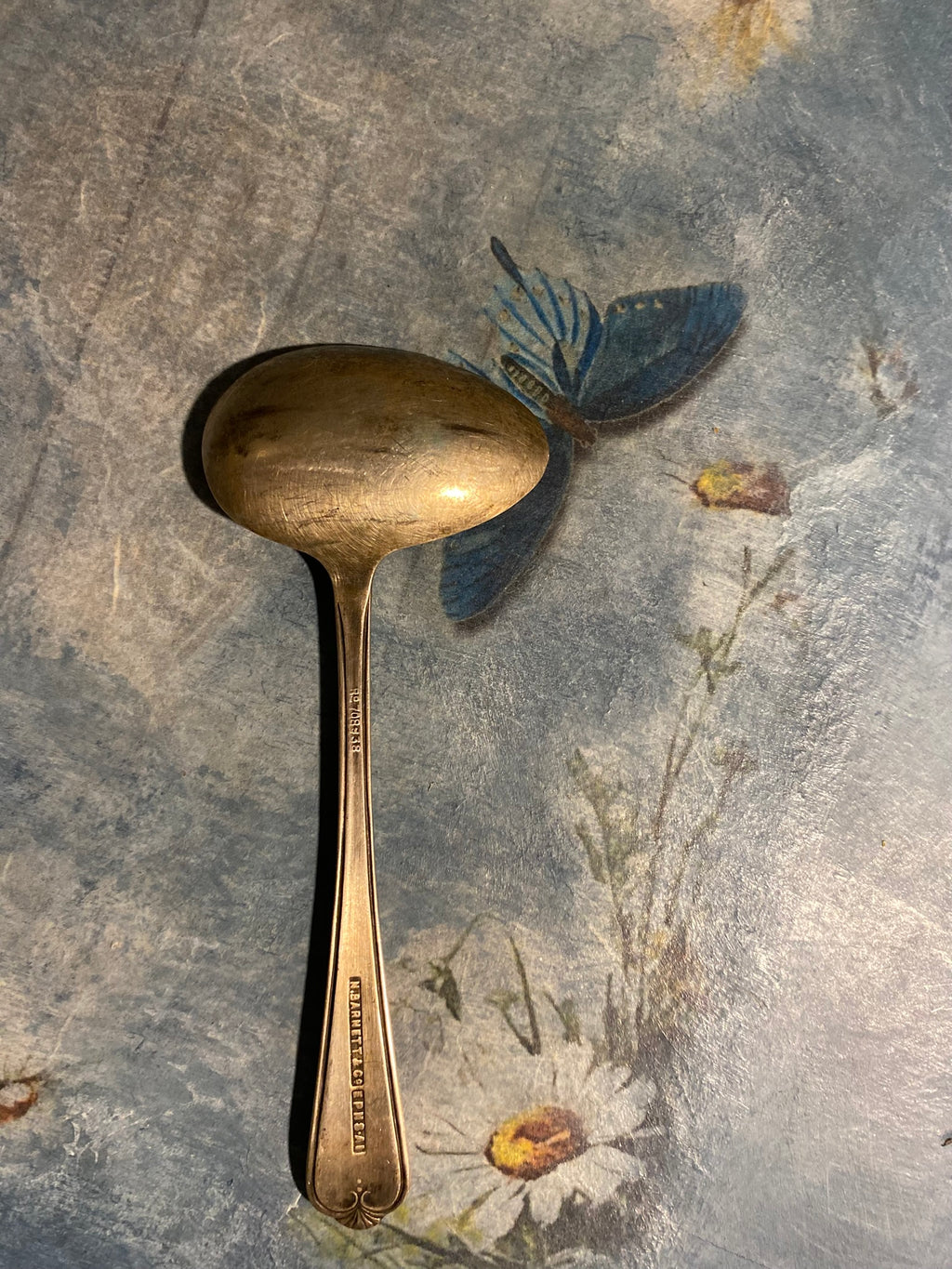 Vintage MJ & H. Ltd Sheffield EPNS dessert spoon