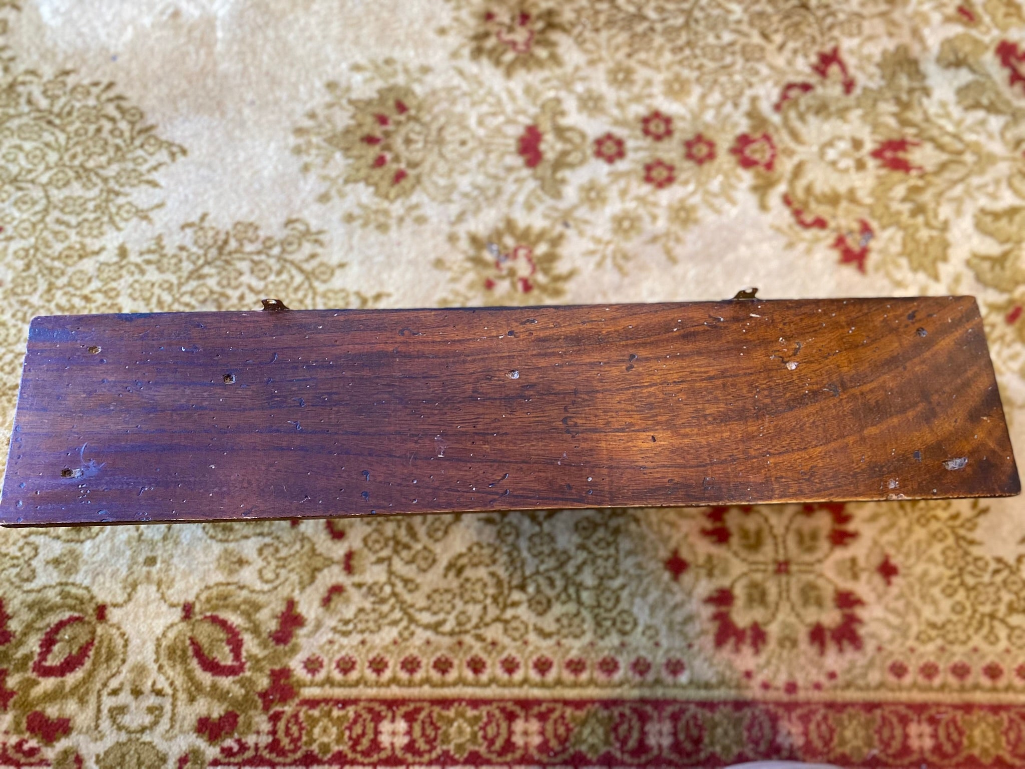 Antique wooden kitchen diorama – early–mid 20th century