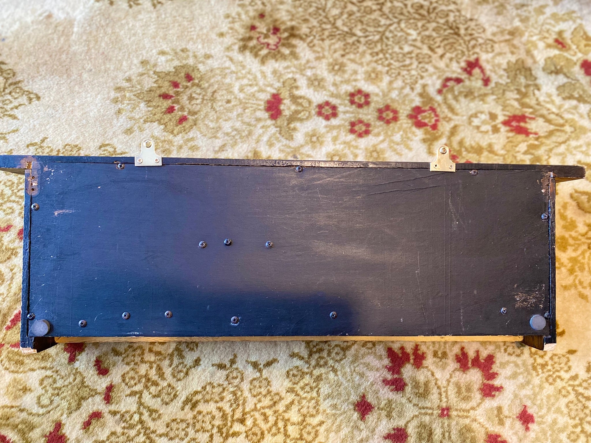 Antique wooden kitchen diorama – early–mid 20th century