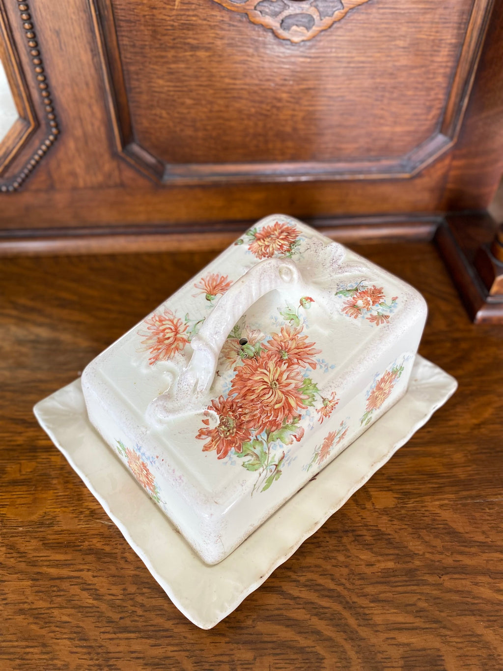 Vintage keraamiline võitoos – “Poppy” muster, M & Co