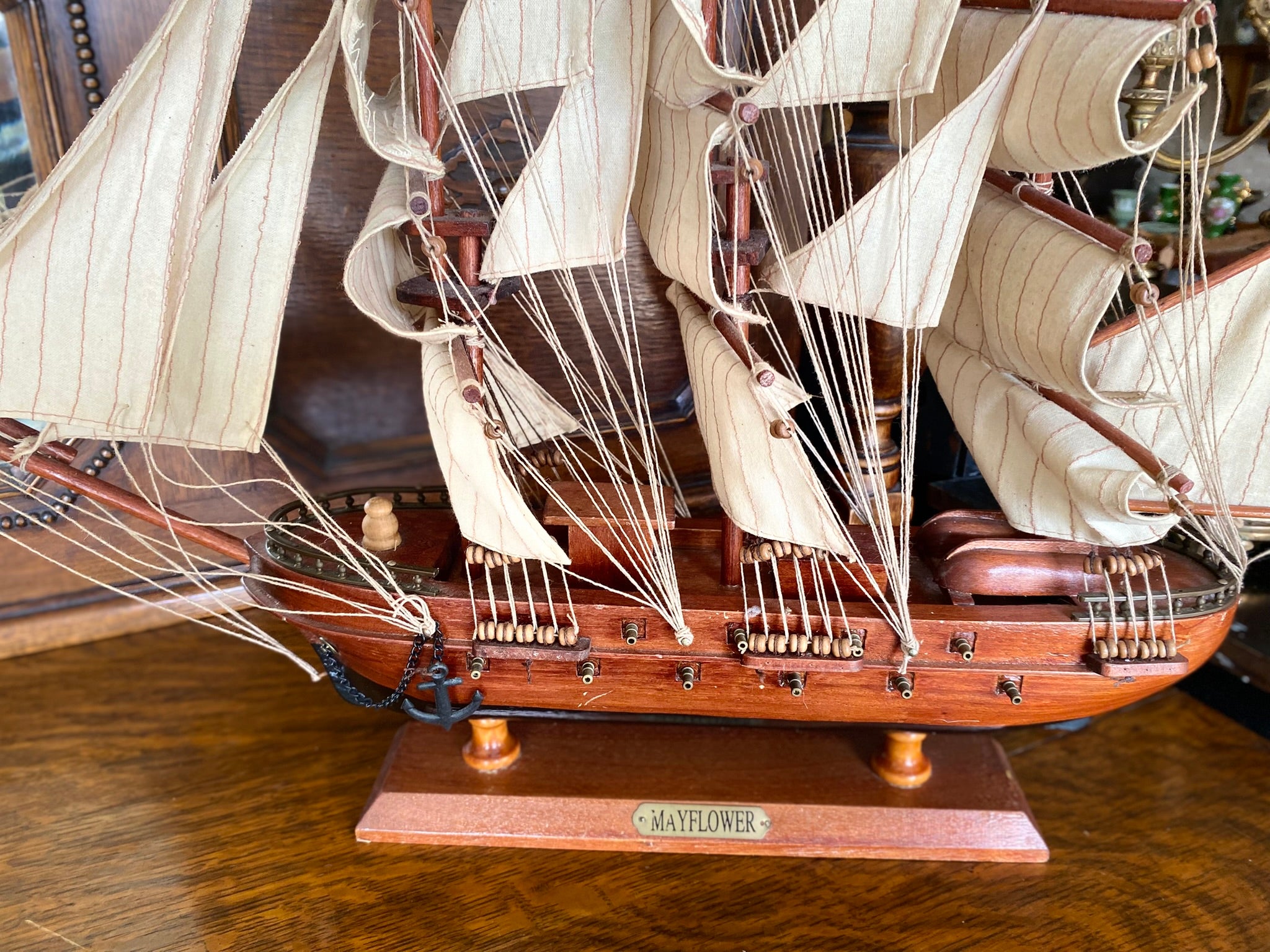 Vintage “Mayflower” purjelaeva mudel
