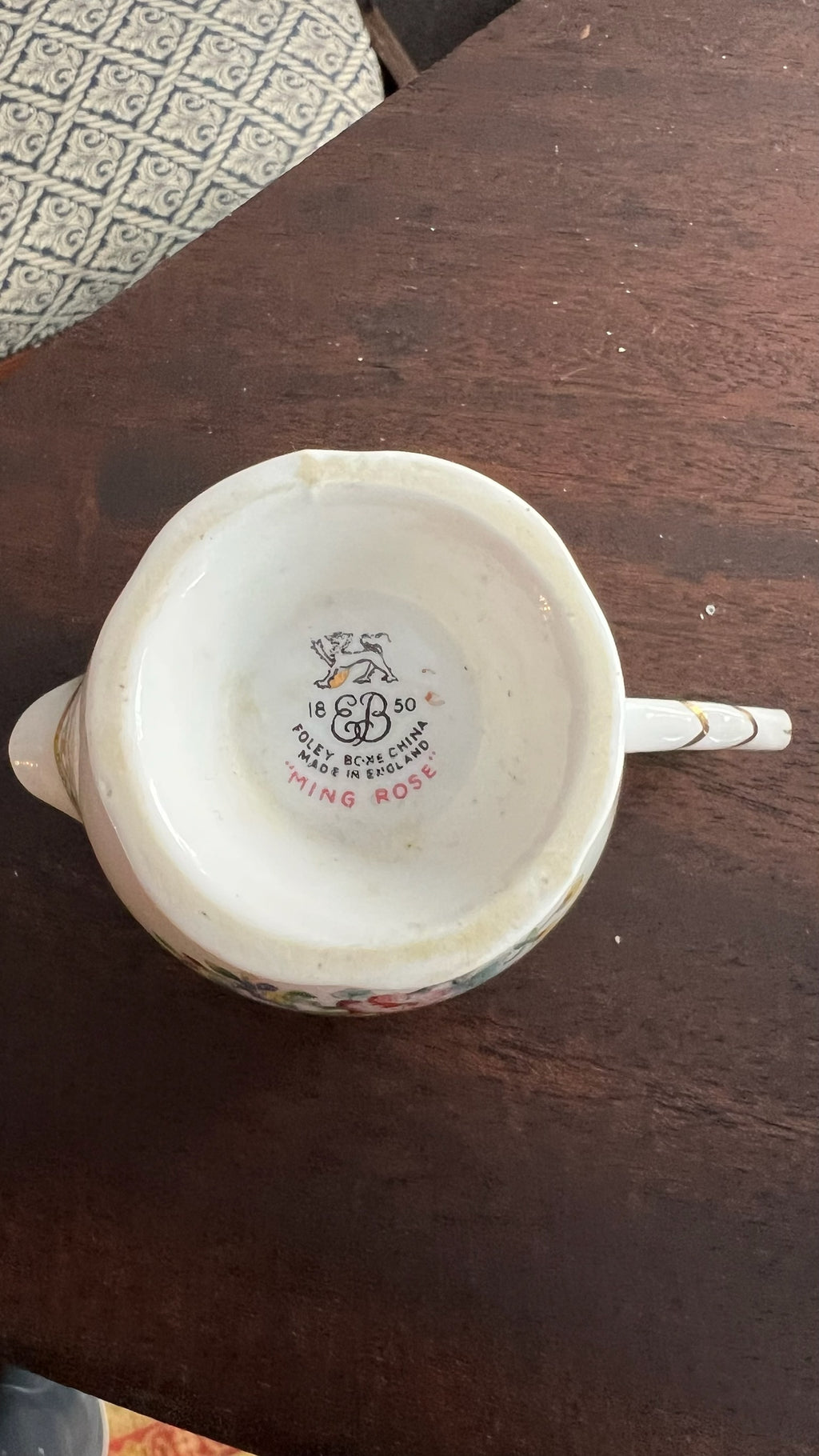 Vintage English bone china tea set (partial)