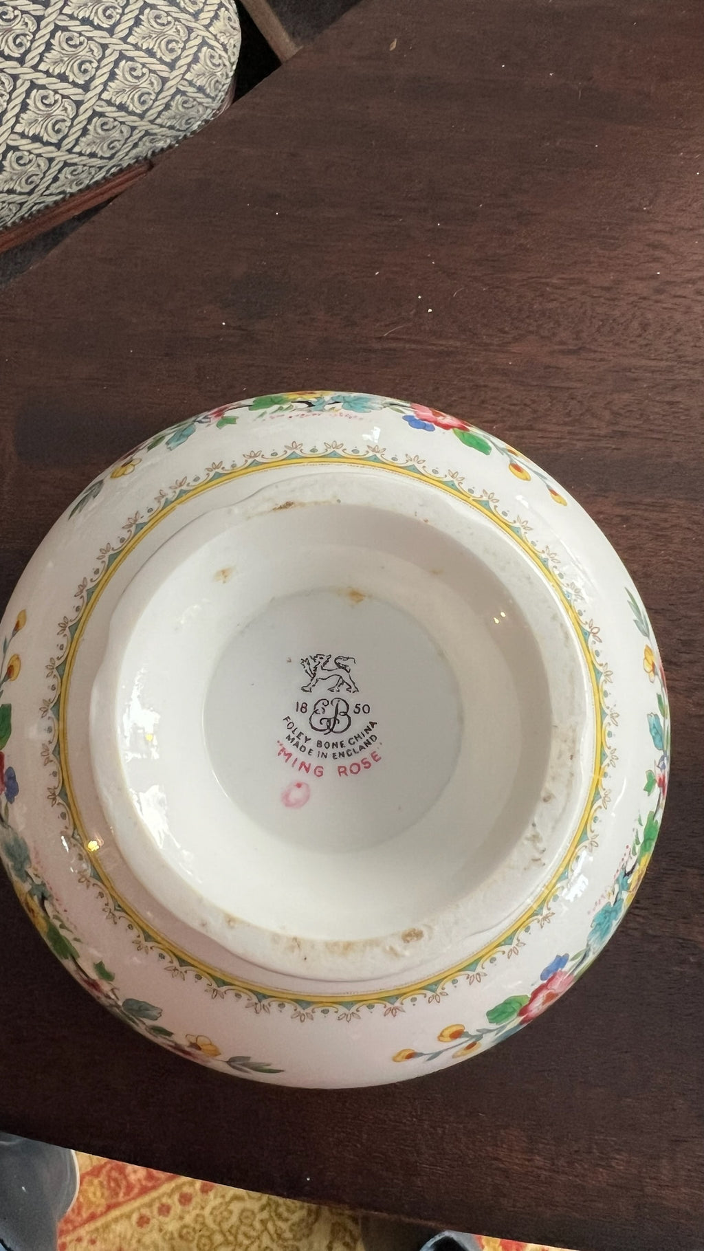 Vintage English bone china tea set (partial)
