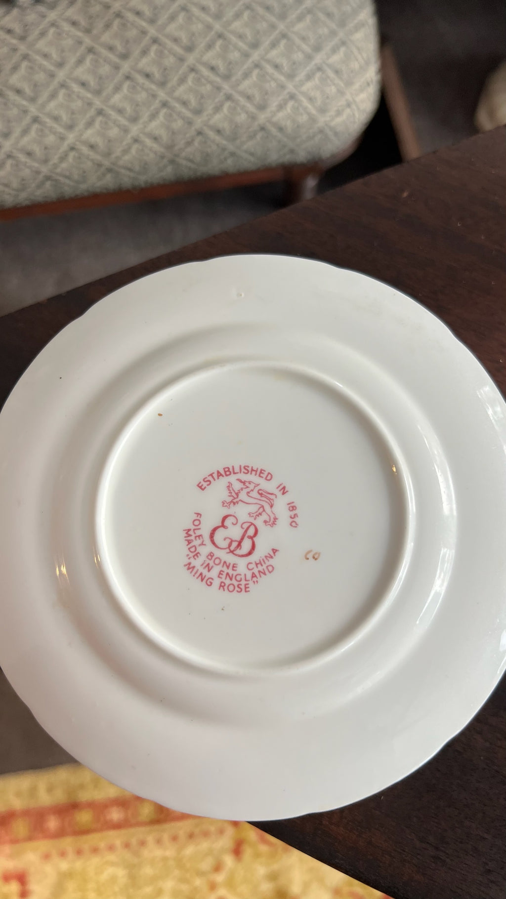 Vintage English bone china tea set (partial)