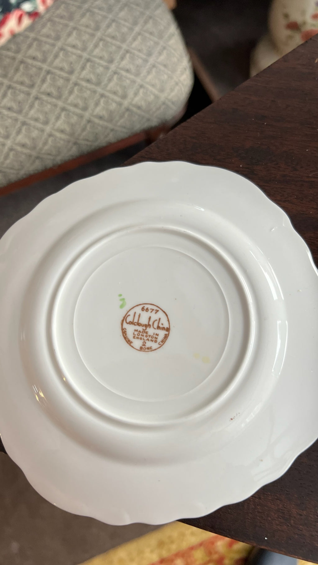 Vintage English bone china tea set (partial)