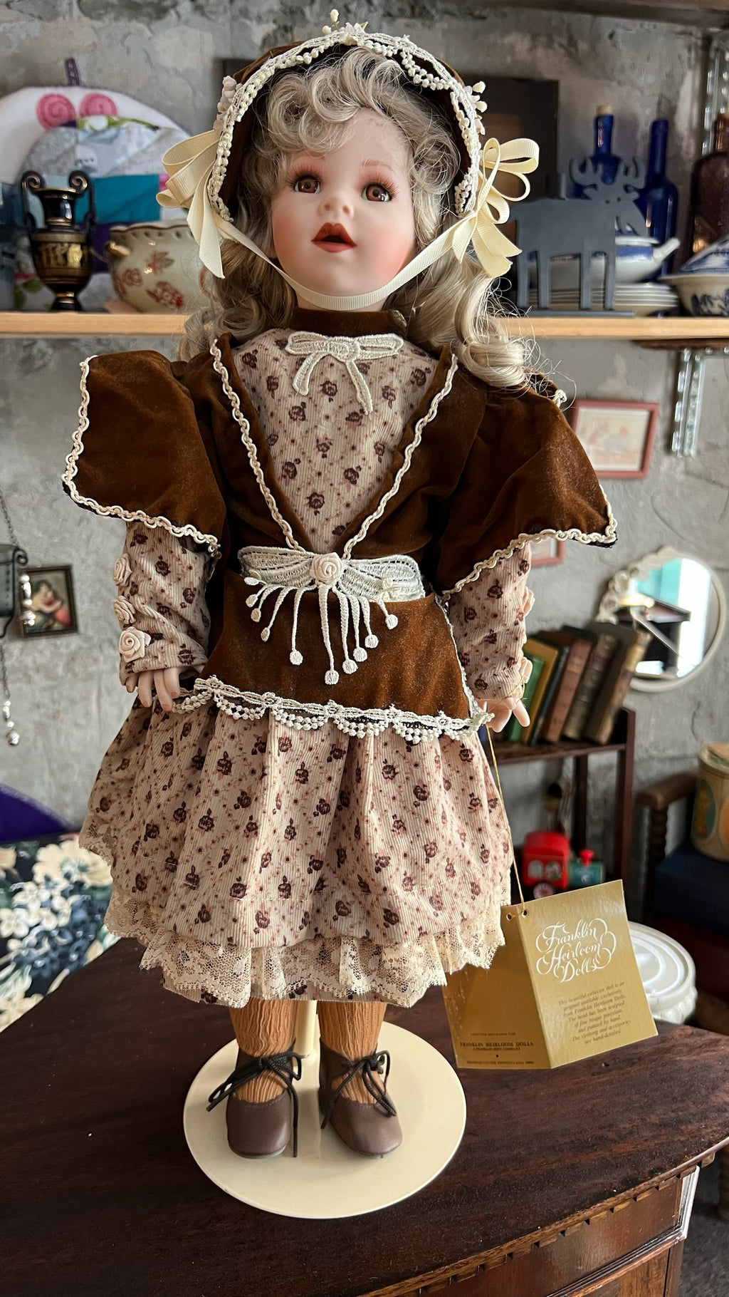 Franklin Heirloom Dolls – porcelain collectible doll