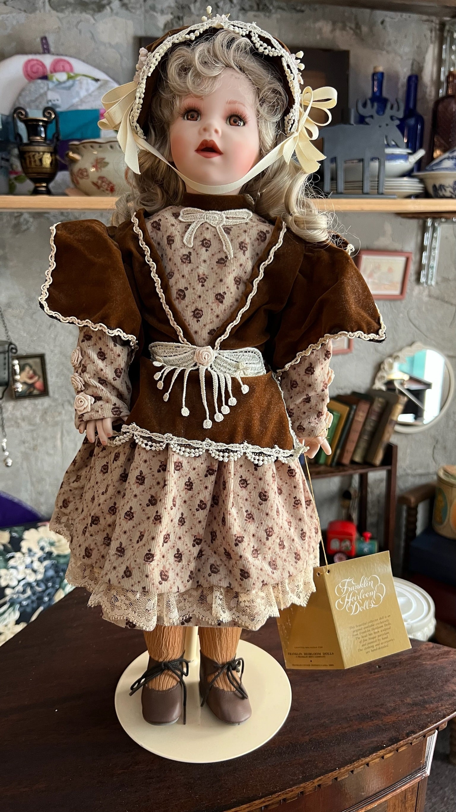 Franklin Heirloom Dolls – porcelain collectible doll