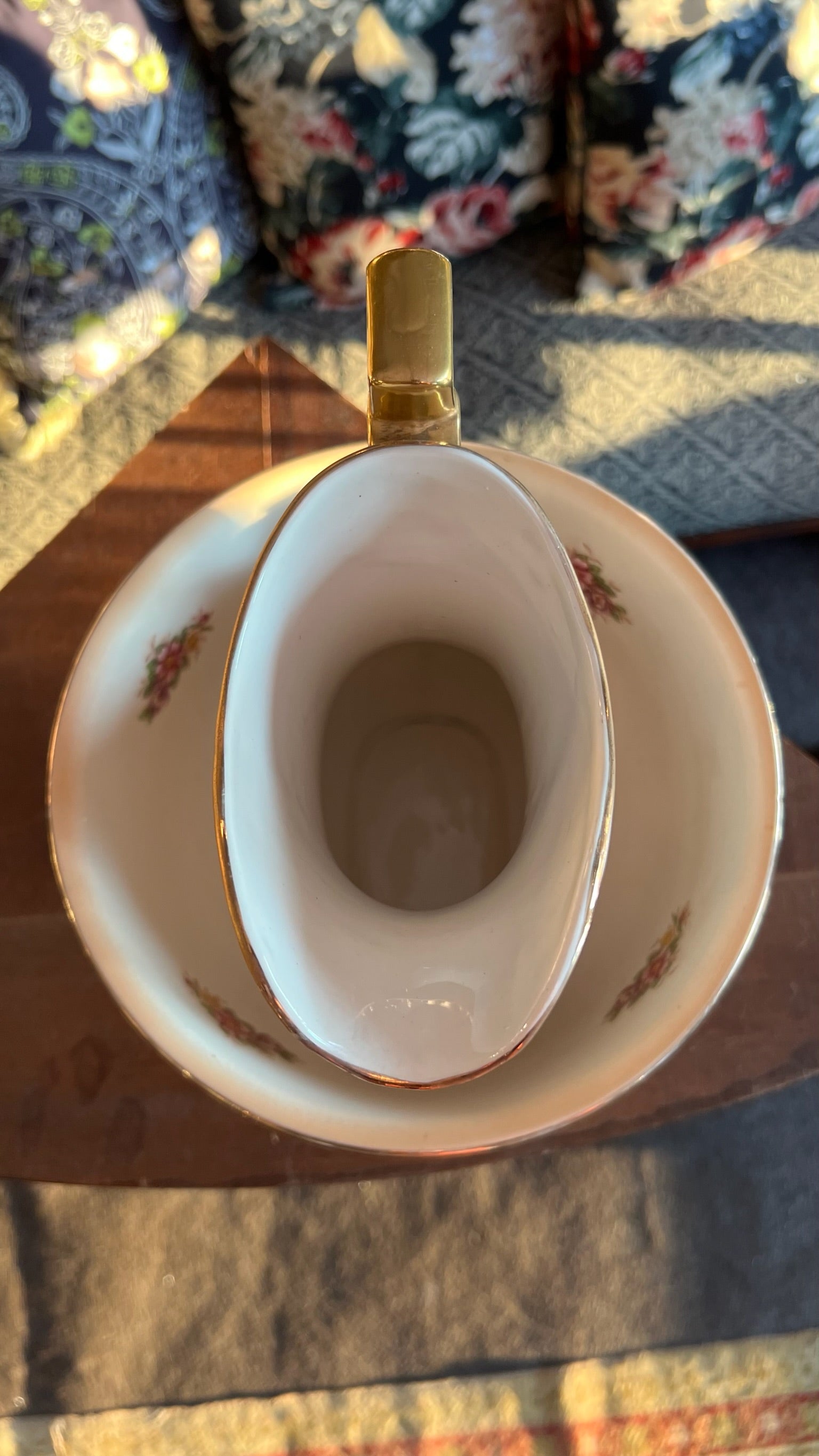 Antique Crown Devon “Perth” washstand and bowl