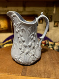 Antique Art Nouveau jug – lily of the valley relief