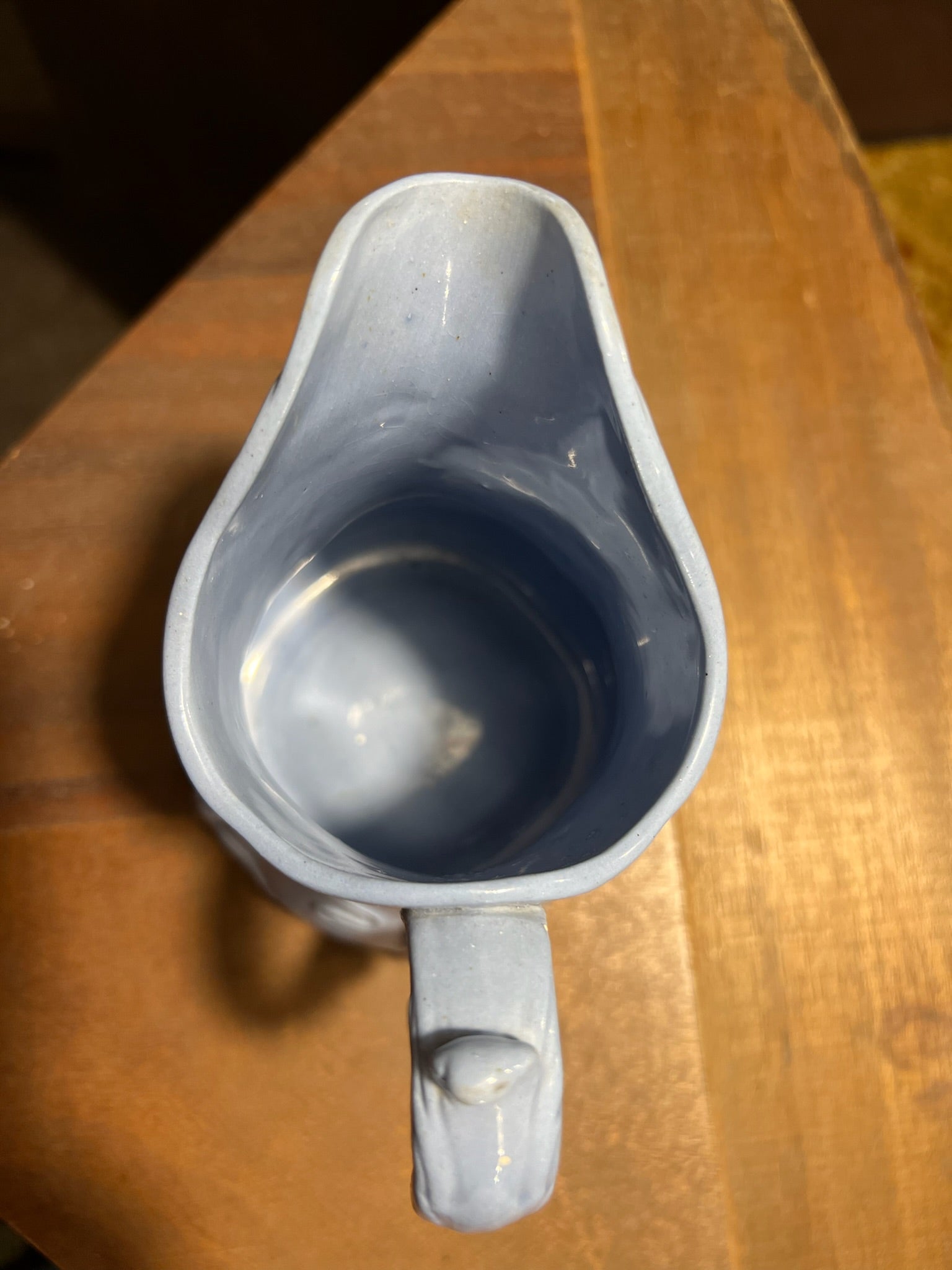 Antique Art Nouveau jug – lily of the valley relief