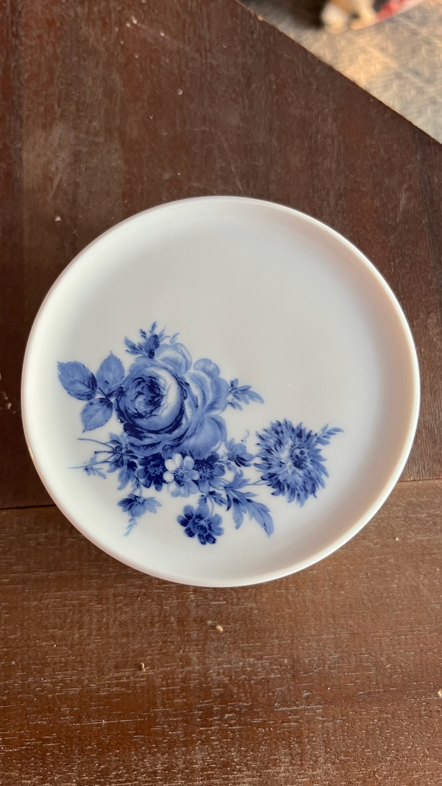 Porcelain plate set – Classic Romance “Echt Cobalt”, England