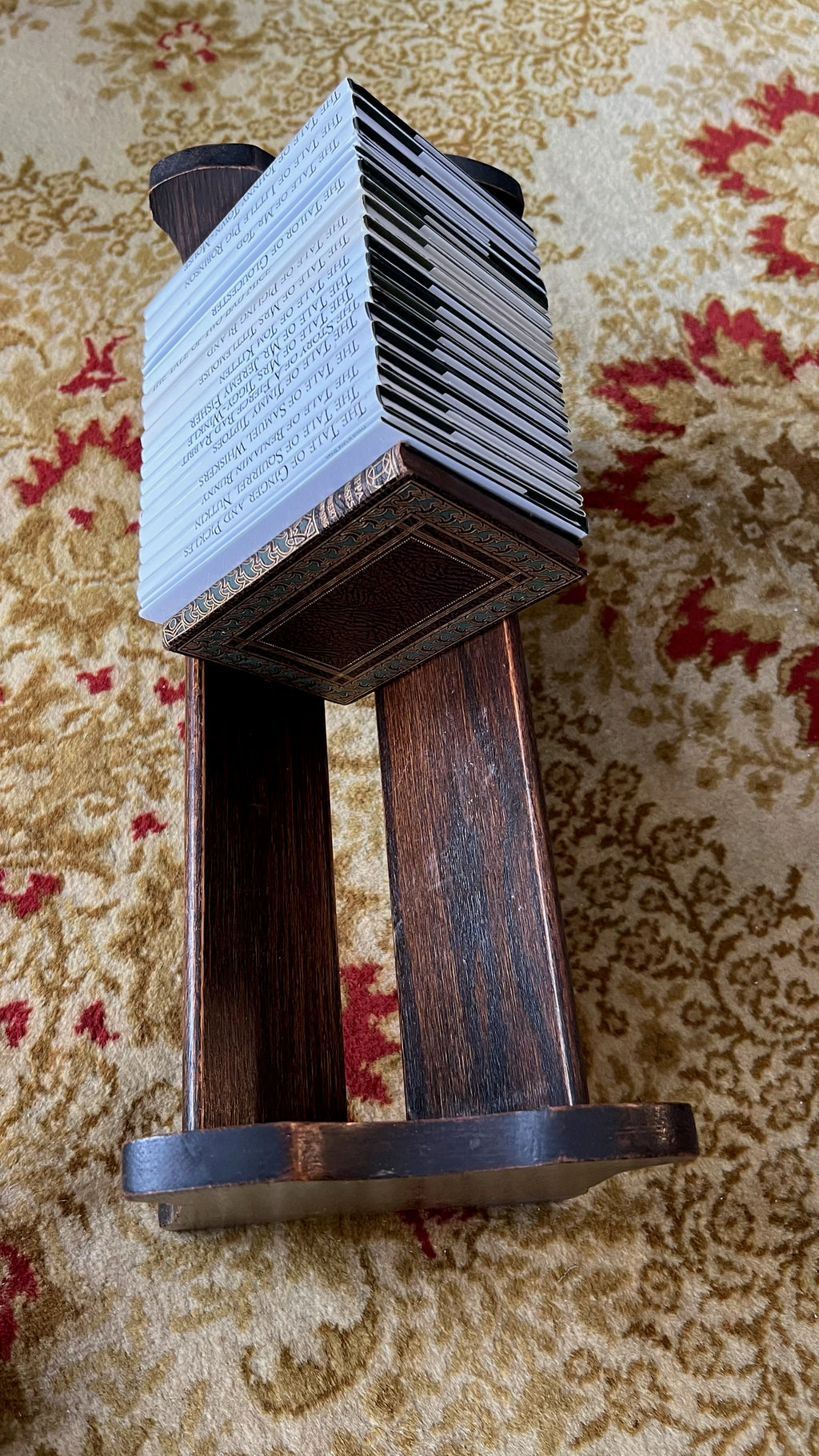 Vintage wooden bookcase / bookshelf (1930-1950)