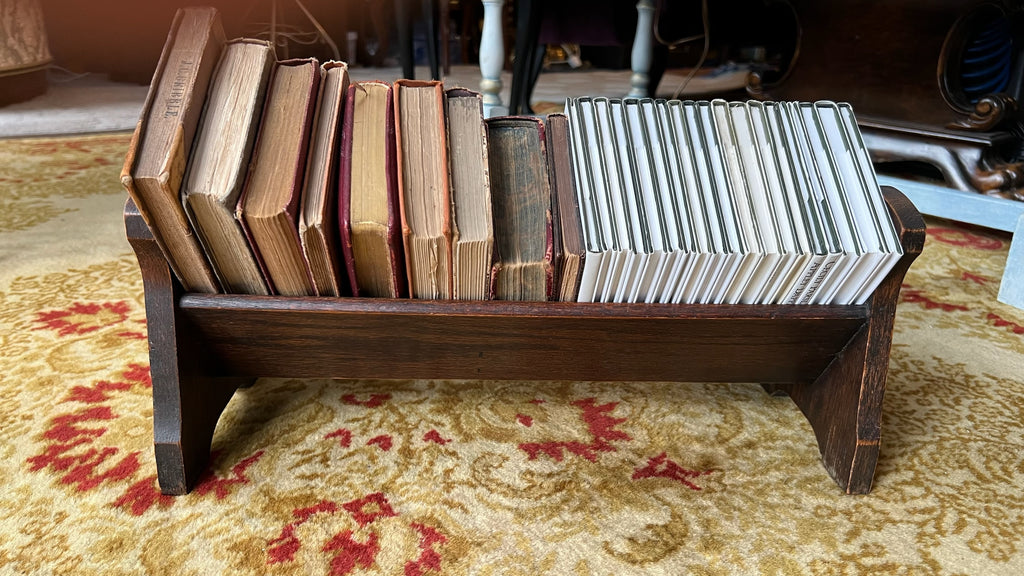 Vintage wooden bookcase / bookshelf (1930-1950)