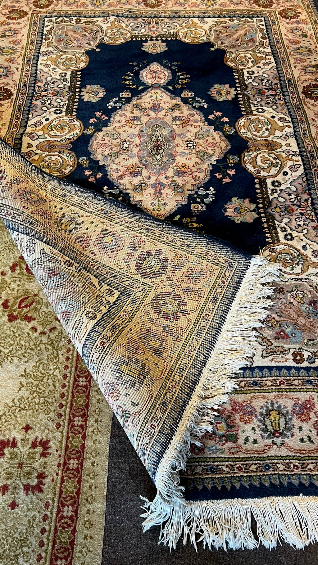 Hand-knotted Tabriz (Tapriz) carpet