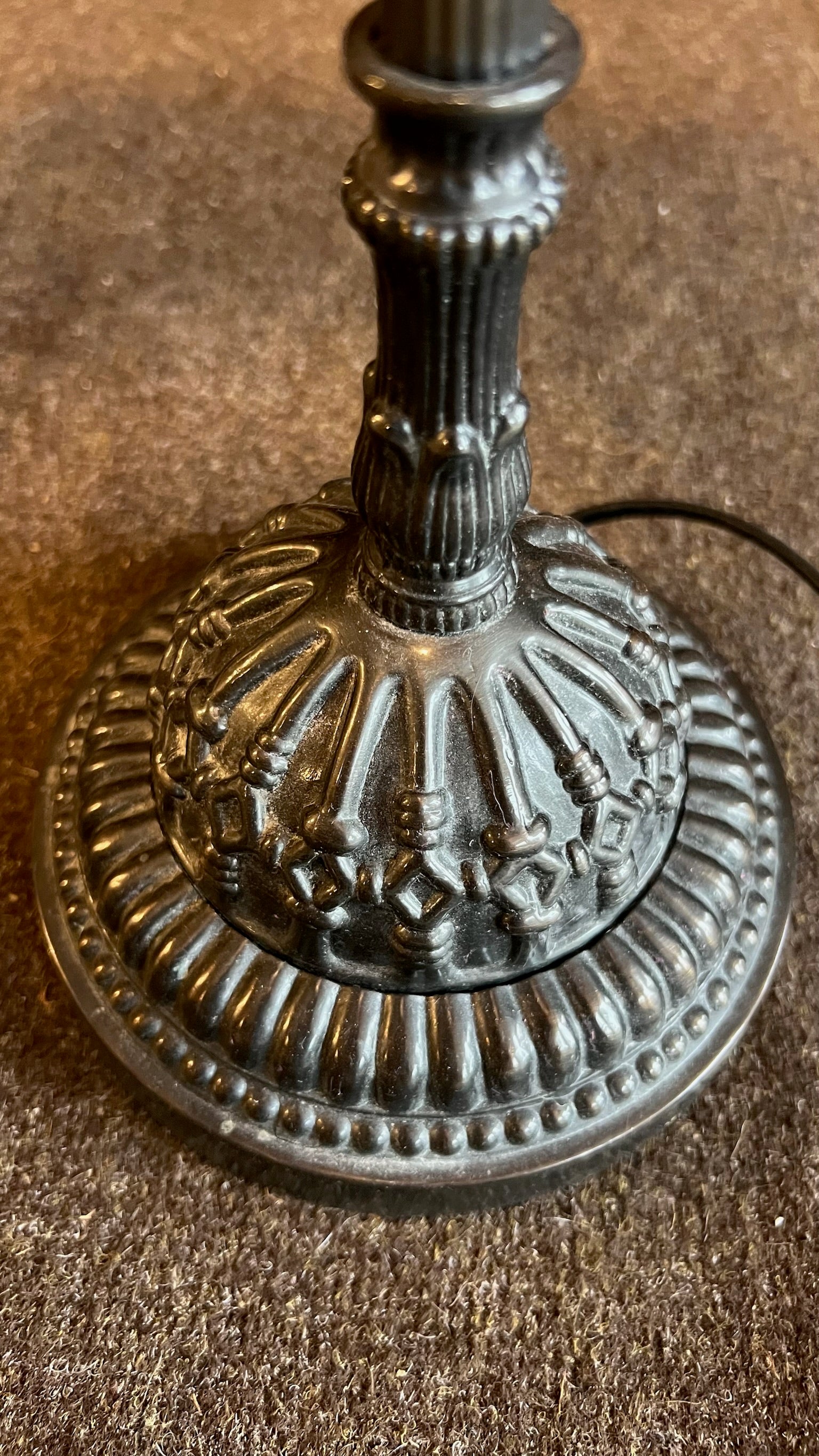 Victorian style boudoir floor lamp