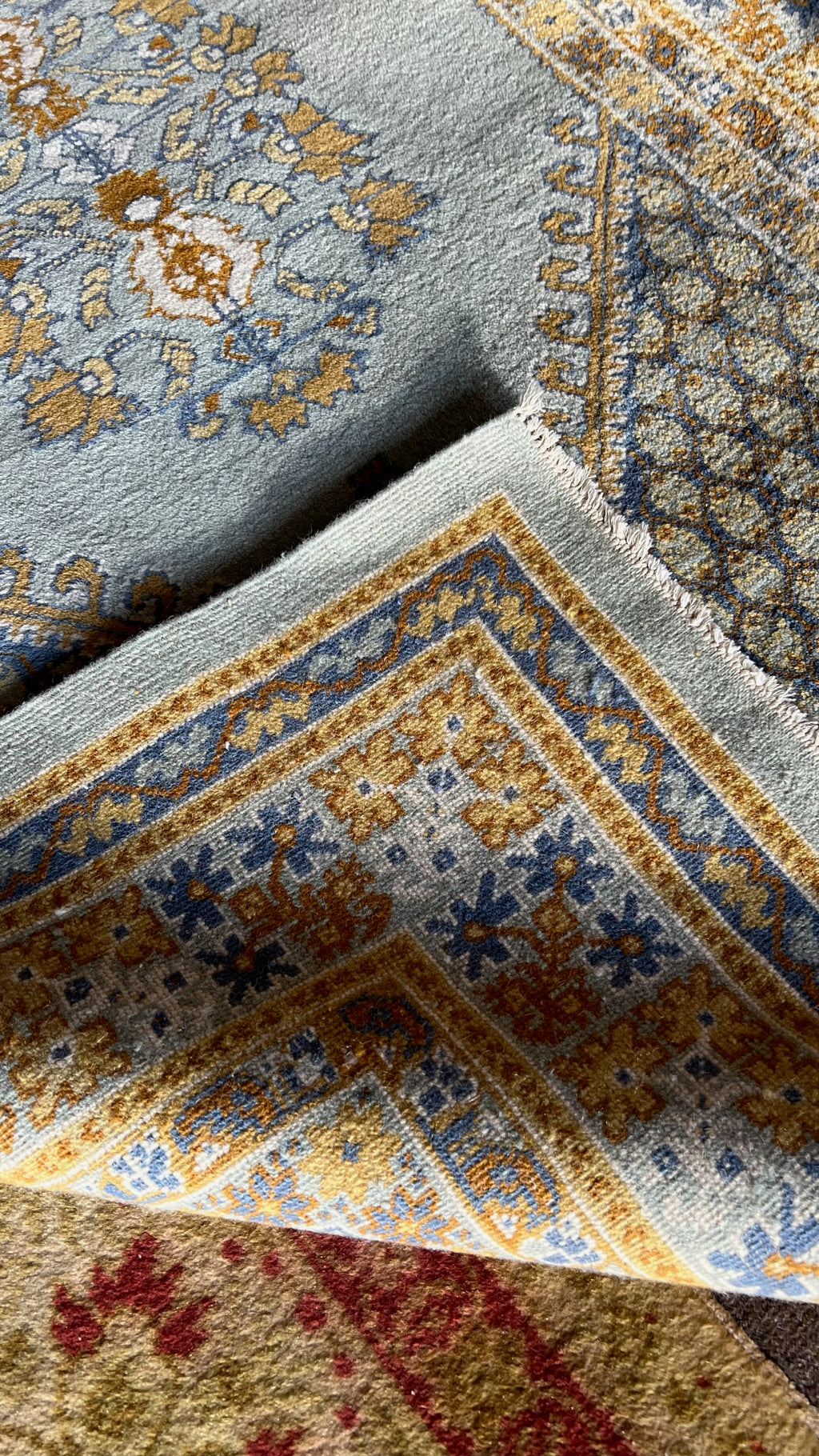 Beautiful Tunisian wool rug runner – 207 × 100 cm